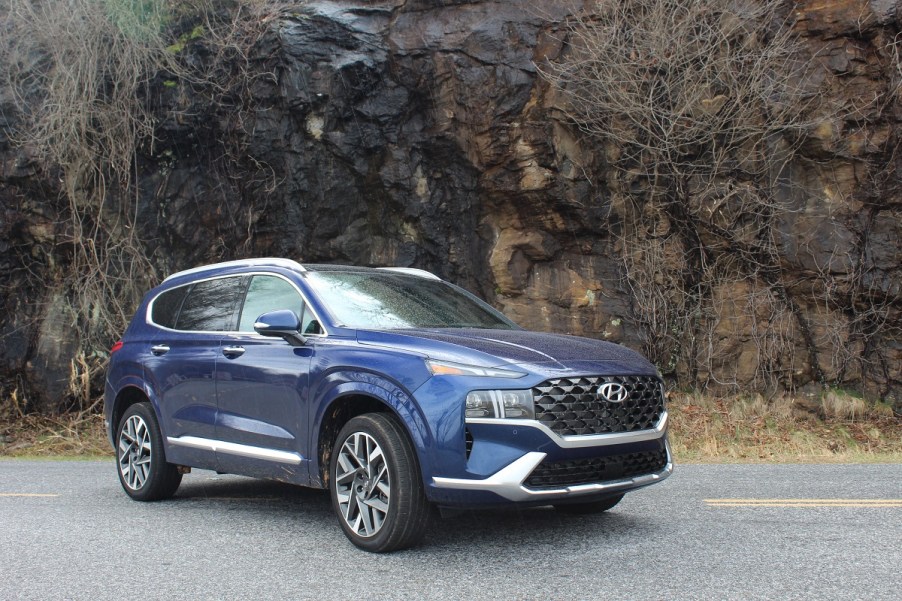 The 2023 Hyundai Santa Fe is a good SUV for adventures and families