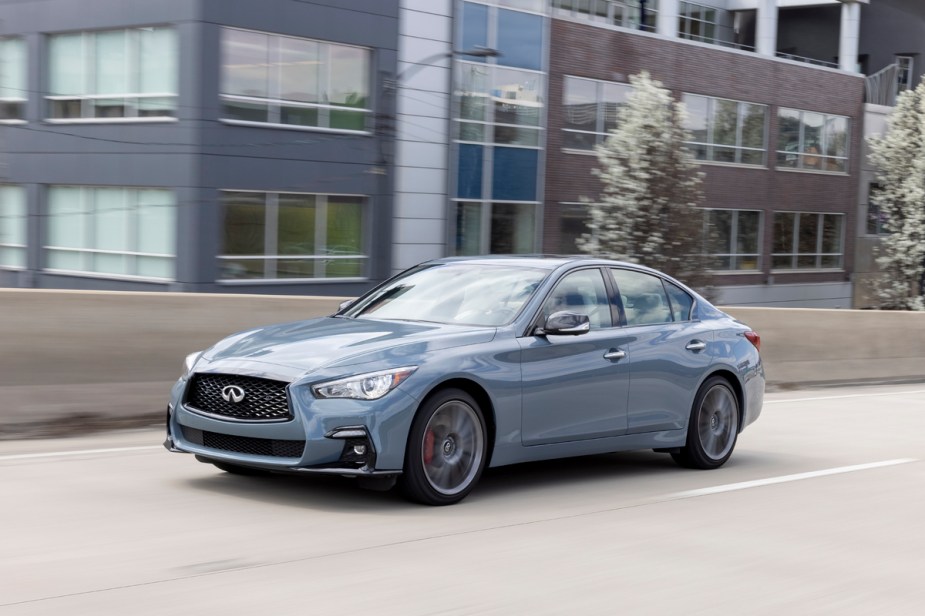 2023 Infiniti Q50 luxe driving