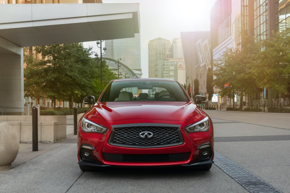 2023 Infiniti Q50 Red Sport front