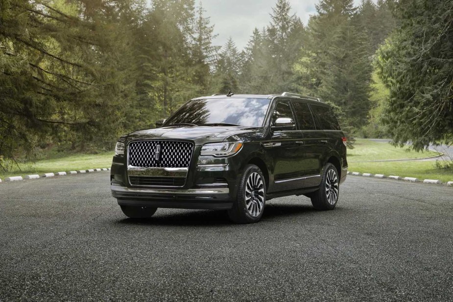 a black 2023 Lincoln Navigator 