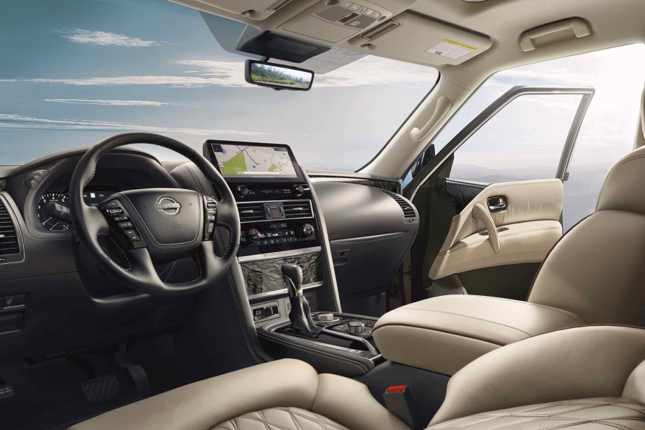 2023 Nissan Armada interior 