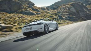 The 2023 Porsche 718 Boxster Spyder is a bargain badge deliver system