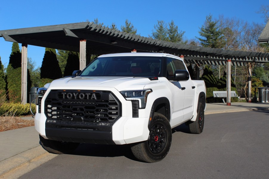 The 2023 Toyota Tundra has a higher satifaction rating than the 2023 Ford F-150