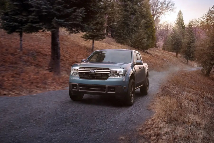 The 2023 Ford Maverick truck with production going ready for an increase soon.