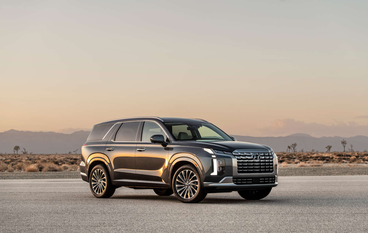 The best 2023 Hyundai Palisade trim at dusk