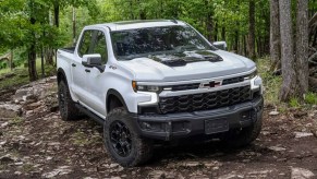 A 2023 Chevy Silverado ZR2 shows off as a Chevy truck.