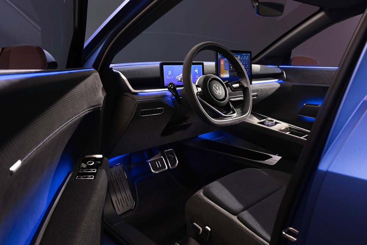 Interior view of VW ID. 2all concept