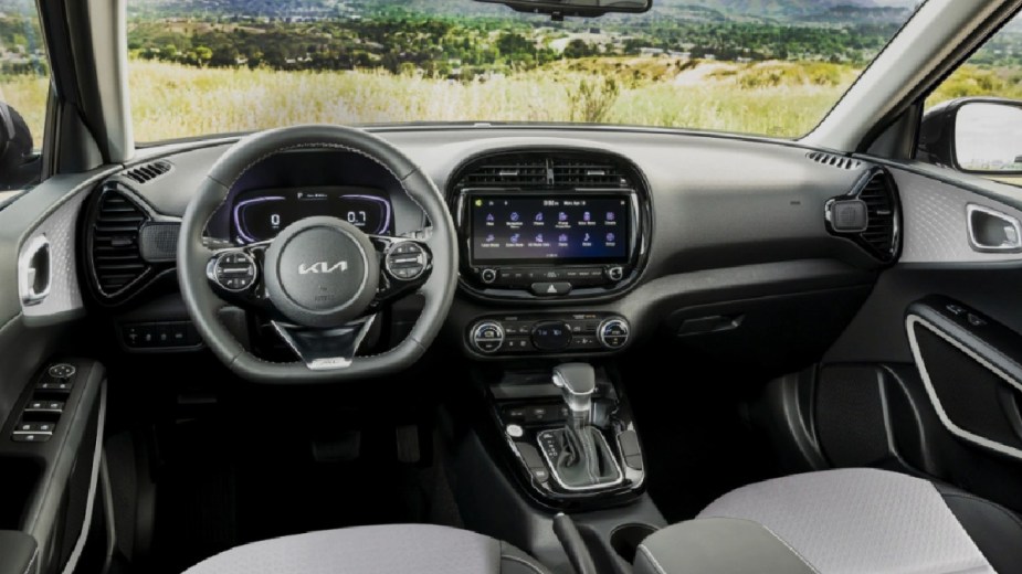 Dashboard in 2023 Kia Soul, cheapest new Kia SUV and one of the most affordable in America
