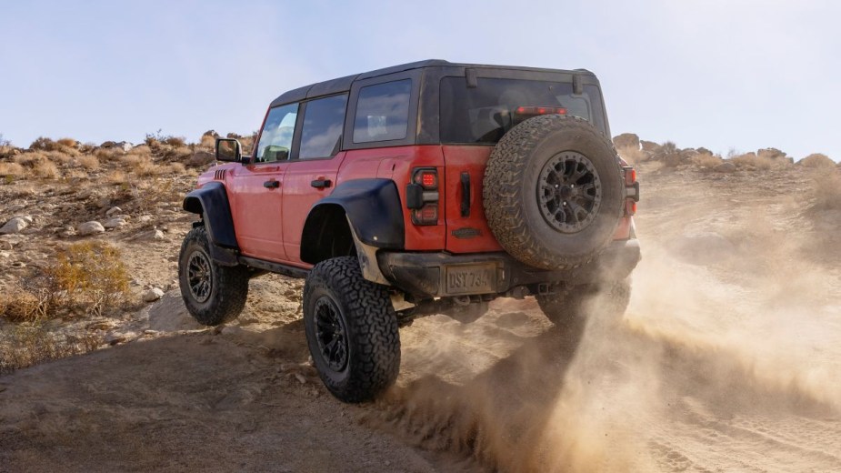 2023 Ford Frond Raptor off-roading