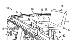 Ford Bronco roof chair patent schematic