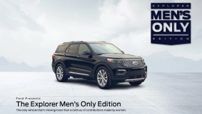 Ford Explorer Men's Edition infographic