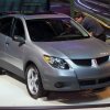 A gray Pontiac Aztek