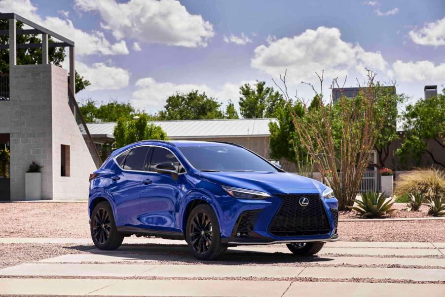 What's new with the 2024 Lexus NX seen here in blue