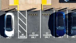 The fastest electric vehicle charger growth by state like at this new charging station