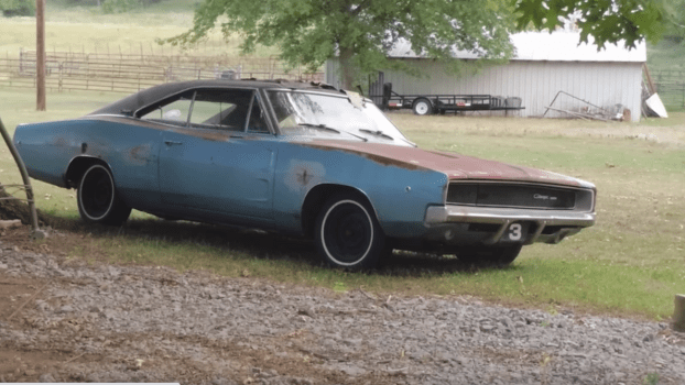 Watch This 1968 Dodge Charger Barn Find Drive Out of the Barn Itself