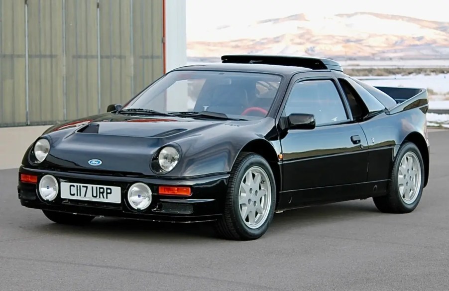 Ford RS200 rally car, a rare car that underwent a restoration