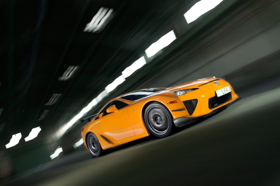 2012 Lexus LFA driving