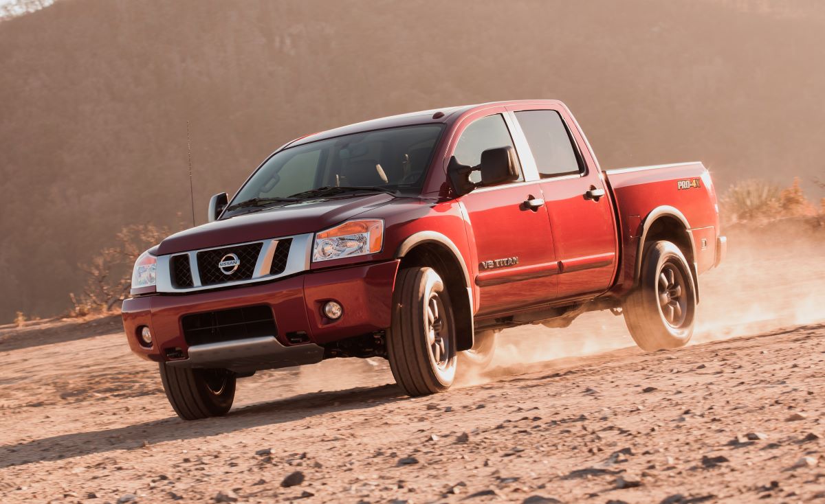 Leaky rear axle seals are a common first-gen Nissan Titan problem 