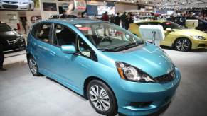 2015 Honda Fit blue