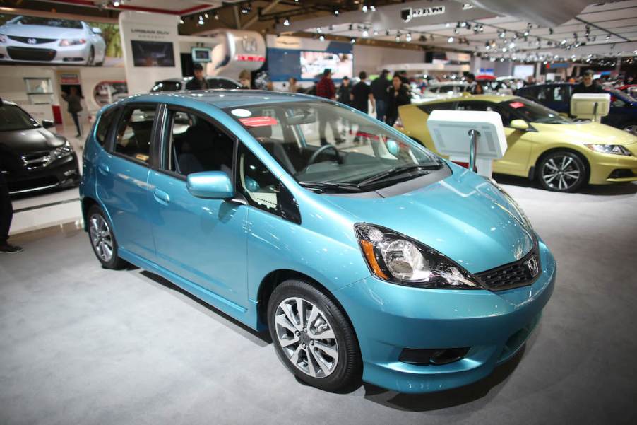 2015 Honda Fit blue