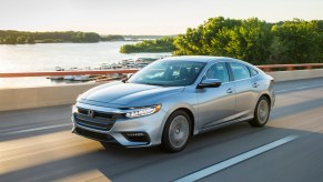 2019 Honda Insight driving on a road