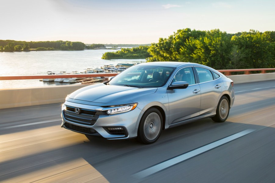 2019 Honda Insight driving on a road