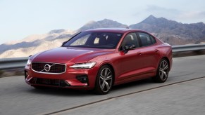 2019 Volvo S60 luxury seadn in red