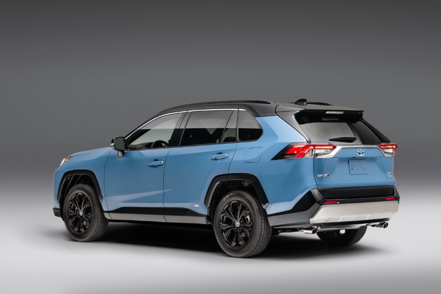 2022 Toyota RAV4 in light blue