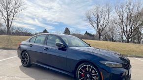 2024 BMW M340i front corner view