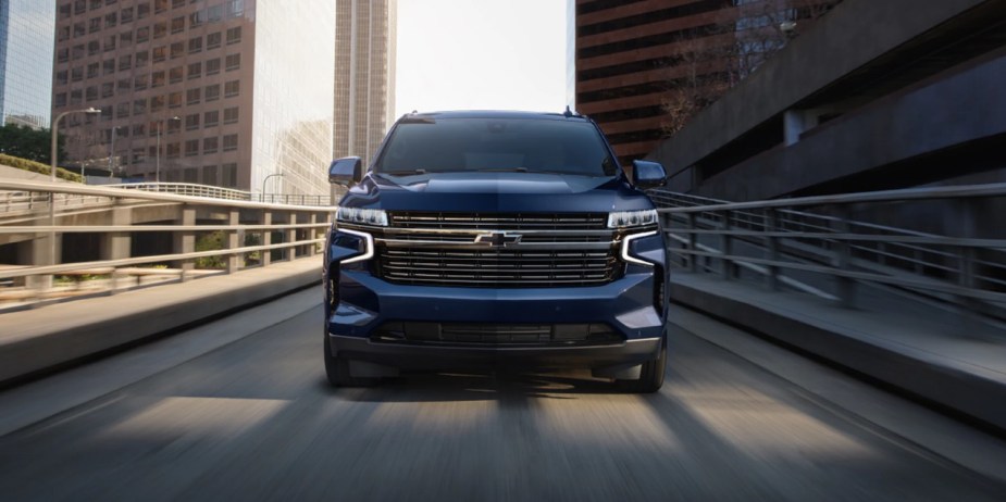 2023 Chevrolet Tahoe front the front 