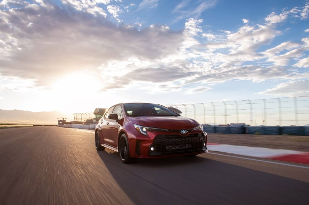 2023 Toyota GR Corolla in red