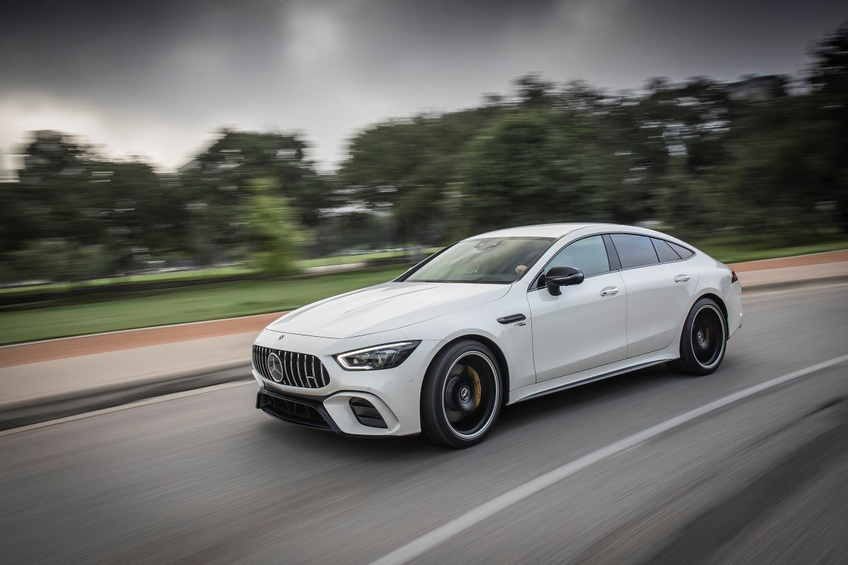 The 2023 Mercedes AMG GT53 is worth its six-figure sum