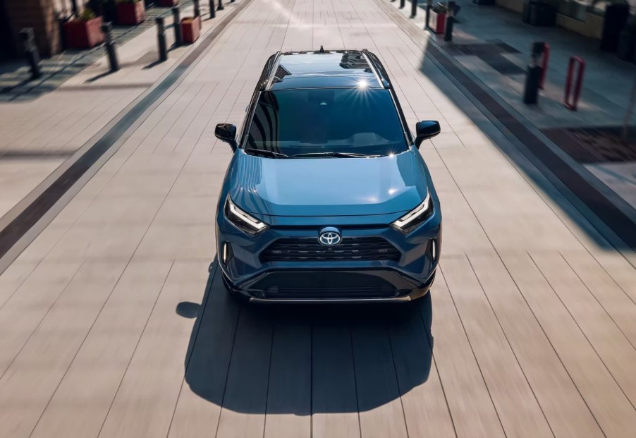 2023 Toyota RAV4 from a distance.