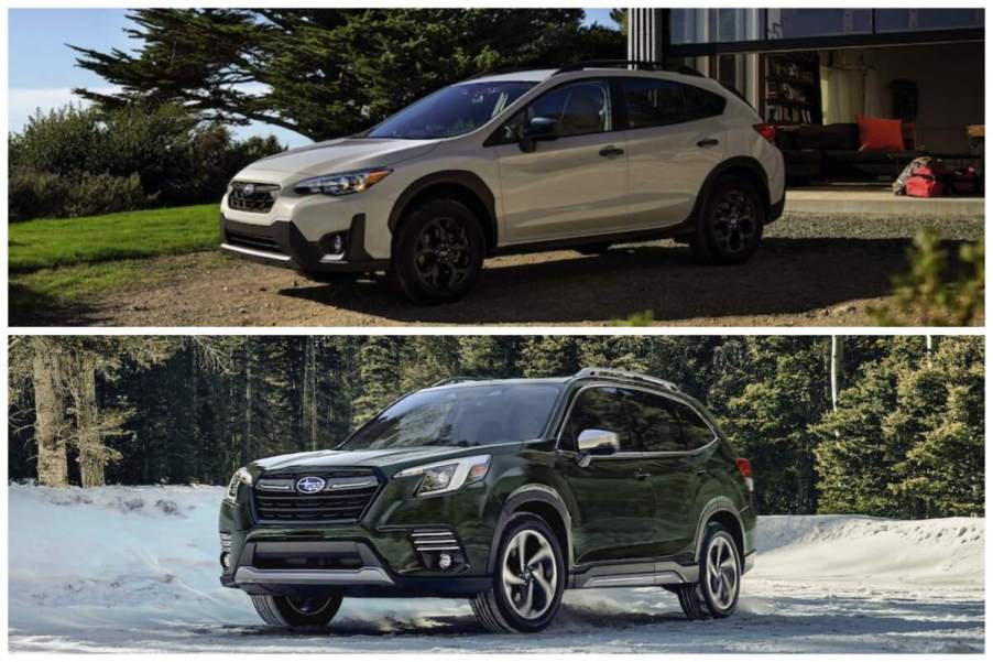 2023 Subaru Crosstrek and 2023 Subaru Forester