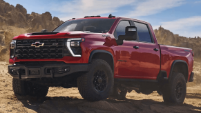 Red 2024 Chevrolet Silverado HD 2500 off road