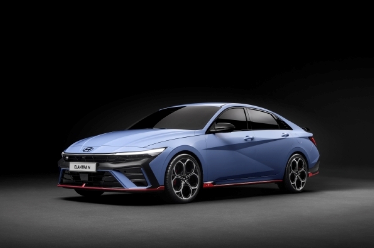 The 2024 Hyundai Elantra N is a competitor to the Honda Civic Type R and Acura Integra Type S