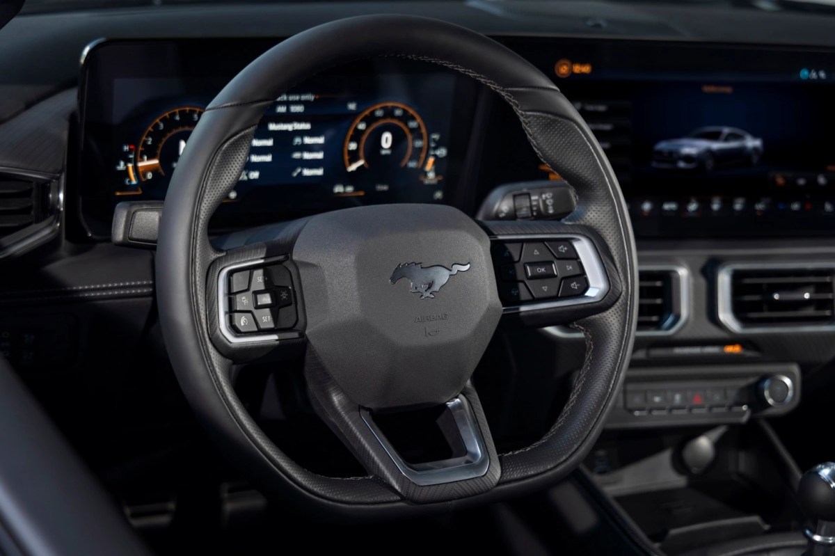 Interior of the 2024 Ford Mustang