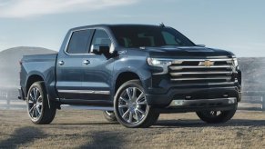 A 2024 Chevy Silverado 1500 is on display as a full-size truck.