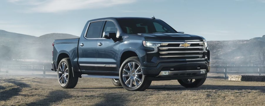 A 2024 Chevy Silverado 1500 is on display as a full-size truck.