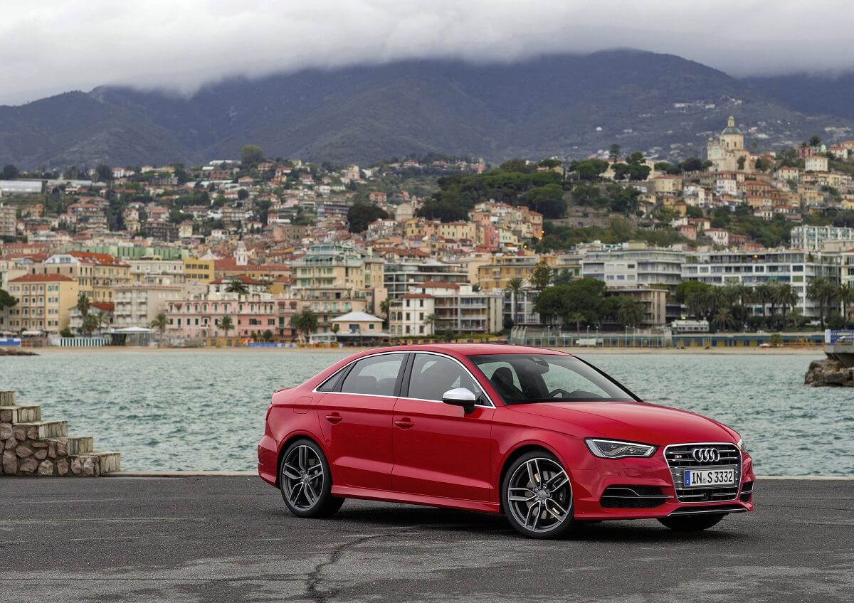 A bright-red 2015 Audi S3, which needs little to improve reliability.