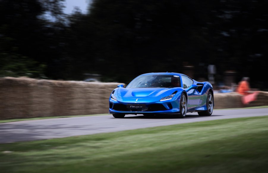 Ferrari F8 Tributo blue