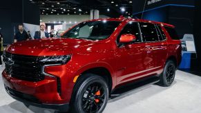 2023 Chevrolet Tahoe in red