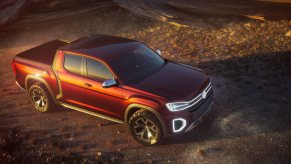 A Volkswagen truck, the Tanoak concept is based on the VW Atlas.