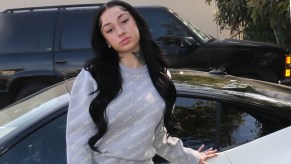 Rapper Bhad Bhabie and her Ferrari 458