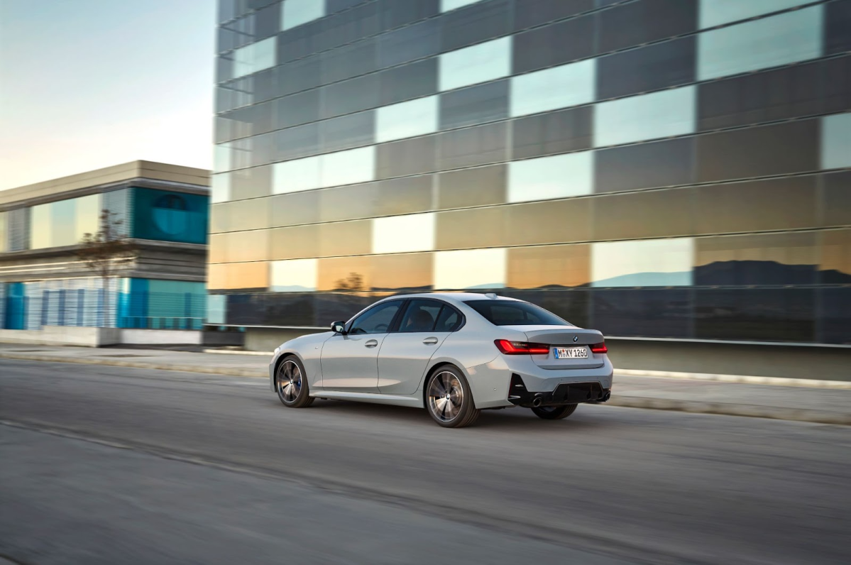 The 2023 BMW 3 Series 330e, which no longer qualifies for EV tax credits