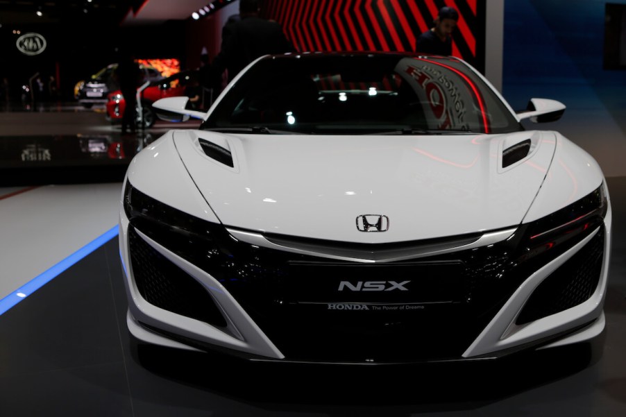 A front view of the Honda NSX