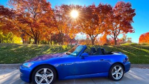 2008 Honda S2000 in the autumn sunlight