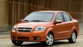 While this Chevy Aveo was a U.S.-market version, Russia got on very similar