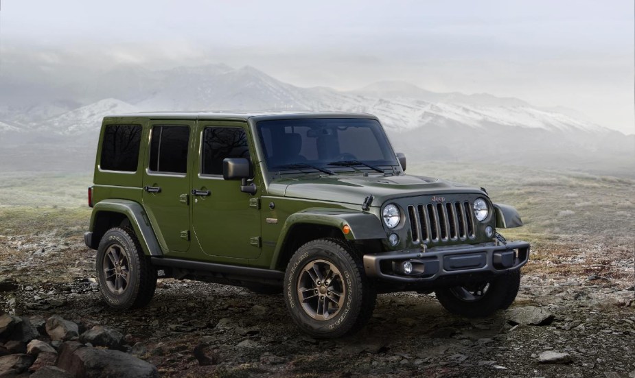 2016 Jeep Wrangler Unlimited in green