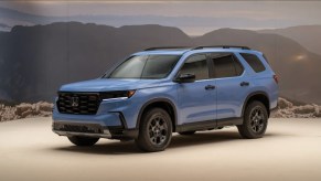 The 2023 Honda Pilot on display